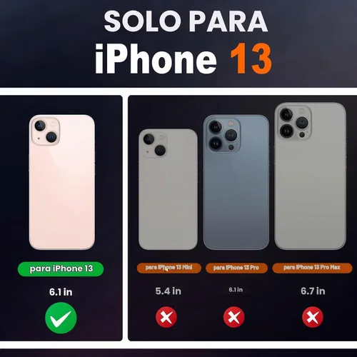 Vista 2 de SHIELDON Funda para iPhone 13, de piel auténtica, con función atril, bloqueo RFID, tarjetero de crédito, a prueba de golpes, protección completa