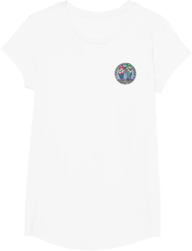 Vista 20 de Super Mario Bros Luigi Left Chest Since 1985 - Camiseta gráfica Negro