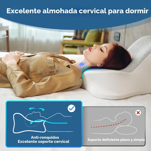 Vista 8 de Almohada de lectura para cama, para estar acostado, inclinado y boca abajo, almohada ergonómica de espuma viscoelástica en cuña para cabecero Gris