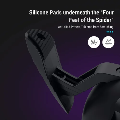 Vista 9 de KIWIFOTOS Mouse Bungee - Controlador de cable de mouse para juegos RGB, gestión de cables flexible mejorada, luces LED RGB inteligentes, 2 puertos