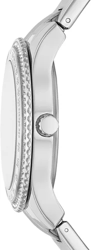 Vista 2 de Fossil Stella Sport - Reloj de cuarzo multifunción de acero inoxidable acentuado con cristal para mujer Stella ES5108 - Reloj multifunción de acero