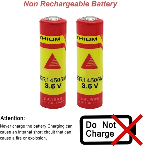 Vista 3 de Hoorae 30 Pack ER14505M 3.6V 2200mAh Lithium Battery Non-Rechargeable(AA)