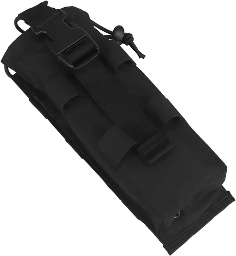 Vista 6 de Funda de radio táctica para cinturón de servicio Walkie Talkie modo de Eversión MOLLE Radio bolsa para chaleco, compatible con PRC 152 148 modelos