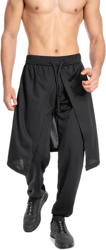 Vista 6 de Pantalones vikingos steampunk medievales para adultos, pantalones góticos renacentistas para disfraz de Halloween