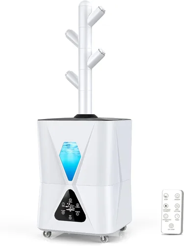 Vista 10 de Humidificador de 30 L/7.93 galones para habitación grande, 4200 pies cuadrados, niebla fría de gran tamaño, humidificadores silenciosos de 120 horas