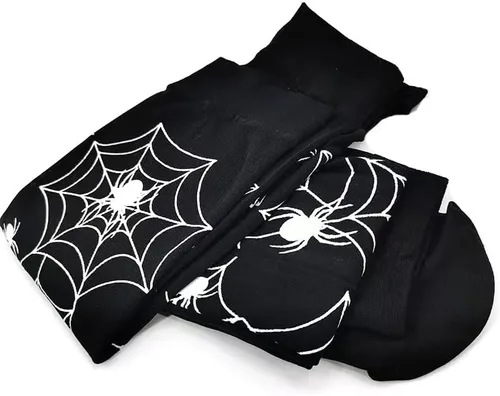 Vista 4 de DONCIDAY Halloween Tights Halloween Leggings Double-Sided Print Costume & Dress Up Stockings Socks for Women Girls