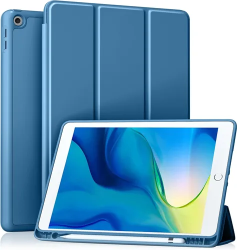 Vista 28 de Akkerds - Funda Compatible con iPad de 10.2 Pulgadas 2021/2020/2019, para iPad de 9ª/8ª/7ª Generación con Soporte para Lápiz, Funda Protectora