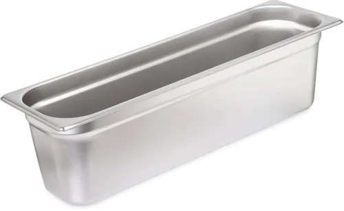 Vista 8 de Carlisle FoodService Products Durapan - Sartén larga de vapor para catering, hoteles y restaurantes, acero inoxidable, 1/2 tamaño 2.5 pulgadas