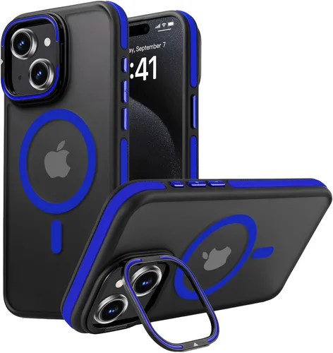 Vista 15 de Funda magnética fuerte para iPhone 12 Pro Max [Protección de grado militar de 10 pies] Compatible con MagSafe, funda protectora a prueba de golpes