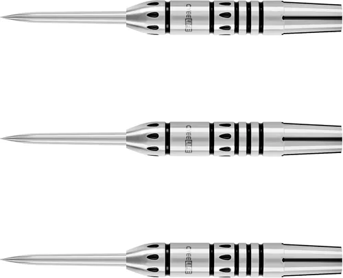 Vista 2 de CyeeLife 3 Pcs 90% Tungsten Steel Tip Dart Barrels, Black/Silver 20g/22g/23g Multi Weights