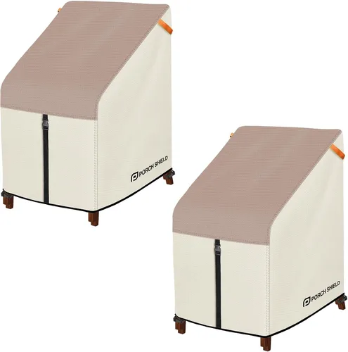 Vista 20 de Porch Shield Fundas para Sillas de Patio - Funda Impermeable para Silla de Salón Exterior de Asiento Profundo para Césped - 28 pulgadas de ancho x