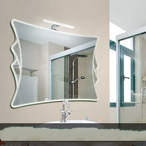 Vista 4 de Luz LED para armario de baño, 6000 K, luces de espejo de maquillaje, impermeables, luces LED de tocador, lámpara de pared compatible con espejo