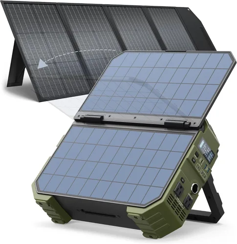 Vista 11 de BLAVOR - Generador solar de 1600 W, estación de energía de 1024 Wh con Verde