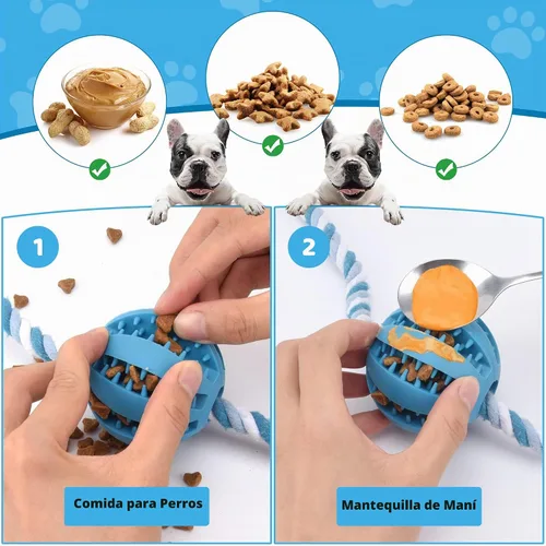 Vista 4 de Juguetes interactivos para perros, ayudas de entrenamiento en jaulas para cachorros, dispensadores de golosinas de comida para perros