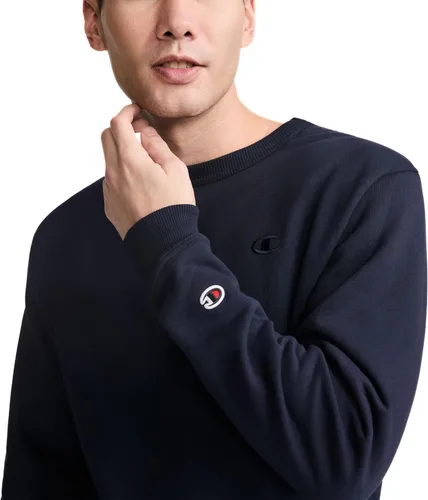 Vista 115 de Champion Sudadera de forro polar de peso medio con cuello redondo para hombre (regular o grande y alto)