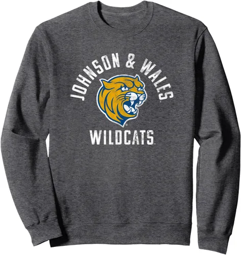 Vista 3 de Johnson and Wales University JWU Wildcats - Sudadera grande, Negro