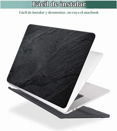 Vista 5 de Funut Funda rígida de plástico para laptop para MacBook Pro de 13 pulgadas 2024 2023 2022 2021 2020-2016 versión M2 M1 A2338 A2289 A2251 A2159 A1989