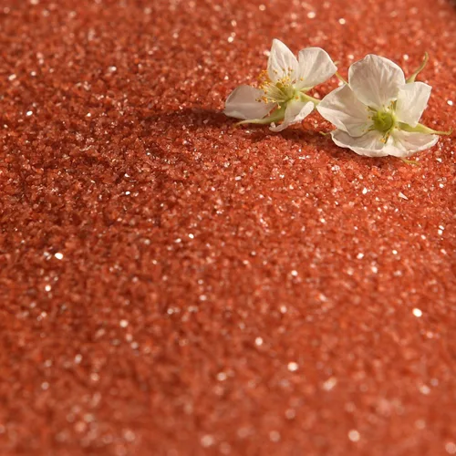 Vista 4 de The Spice Lab Nº 12 - Sal fina Alaea roja hawaiana - Sal gourmet premium - Kosher sin gluten sin OMG marca totalmente natural - Bolsa resellable