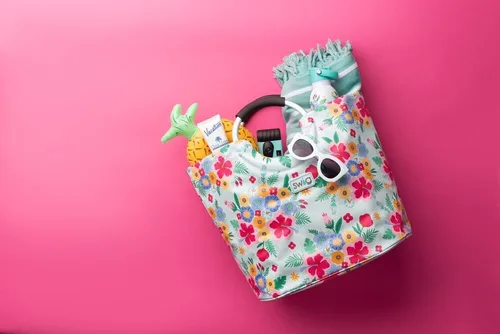 Vista 6 de Bolsa de mano Swig Life Loopi, grande, ligera, impermeable para playa y uso general