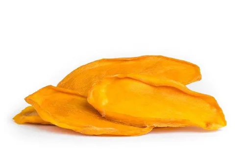 Vista 2 de Rebanadas de mango seco natural (1 libra), sin azúcar ni conservantes añadidos, totalmente naturales, deliciosa dulzura ácida, se compara con mango