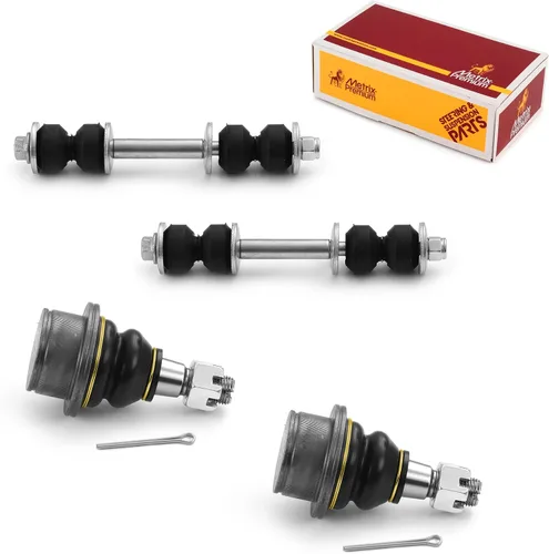 Vista 255 de Metrix Premium Chassis Parts - Juego de 4 piezas de articulación de rótula superior y barra estabilizadora delantera para Ford Ranger RWD 1998-2011