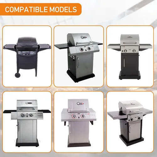 Vista 3 de Hisencn Rejillas de repuesto para parrillas Charbroil de 2 quemadores, Thermos 461633514, Tru Infrared 463251414, 463633316, 463251413, 463250210