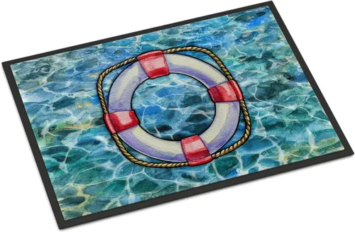 Vista 61 de Caroline's Treasures BB5366MAT - Tapete para puerta delantera de 18 x 27 pulgadas, para interiores y exteriores, antideslizante, lavable, de pelo