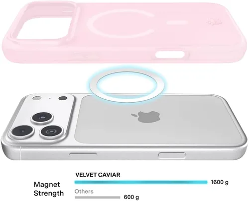 Vista 35 de VELVET CAVIAR Funda para iPhone 15, compatible con MagSafe, probada contra caídas de 10 pies, fundas protectoras de diseño, leopardo color rosa