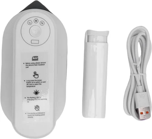 Vista 9 de Luocute Handheld Electric Iron Portable Cordless Mini Travel Iron with 5000mAh Battery and 3 Temperature Settings Fast Heating in 30 Seconds for