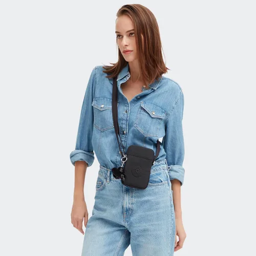 Vista 6 de Kipling Minibag Tally para mujer, bolso cruzado ligero Mini, bolsa de nailon para teléfono