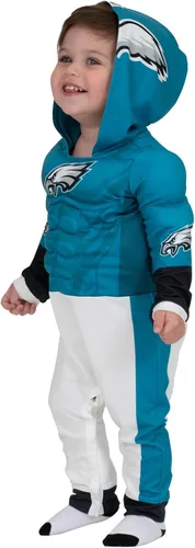 Vista 8 de MODERN HERO NFL - Disfraz de traje muscular para bebés y niños pequeños con licencia oficial #1 Draft Pick