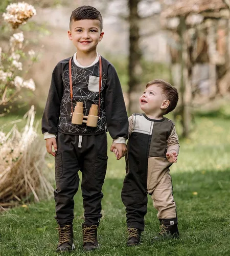 Vista 64 de Burt's Bees Mono de manga larga 100% orgánico para bebé niño