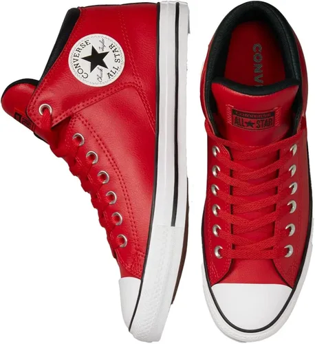 Vista 5 de Converse Chuck Taylor All Star High Street Mid University RojoBlancoNegro, Rojo UniversityBlanco