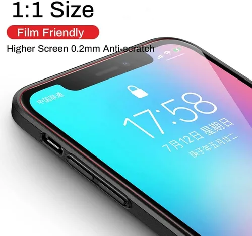 Vista 6 de Casechics Funda compatible con iPhone, funda de lujo mate de policarbonato duro de lujo, ajuste delgado, ultra delgada, ligera, protección de lente