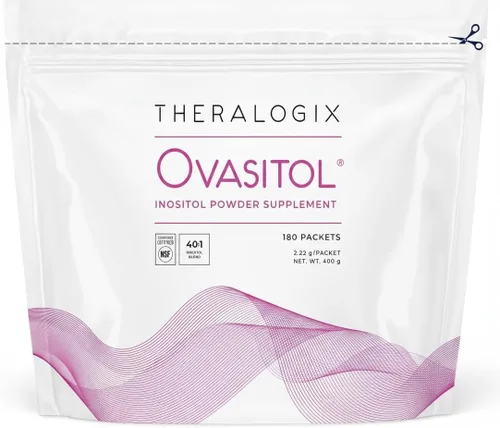 Vista 8 de Theralogix Ovasitol Inositol en polvo - Suministro de 90 días - Myo-Inositol y D-Chiro Inositol para el equilibrio hormonal y el soporte