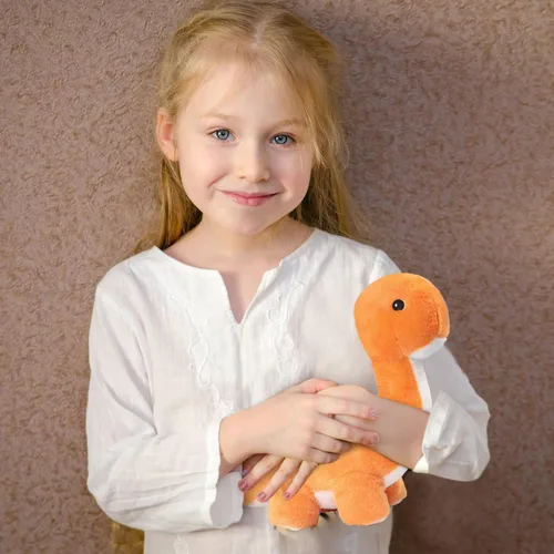 Vista 7 de Benben Animal de peluche de dinosaurio, juguetes de peluche de dinosaurio de 11.5 pulgadas, lindos peluches para niños, brachiosaurio, baby shower