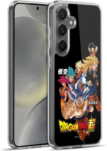 Vista 165 de Head Case Designs Funda de gel con licencia oficial de Dragon Ball Super Group Future Trunks Arc Characters [protección de grado militar] compatible