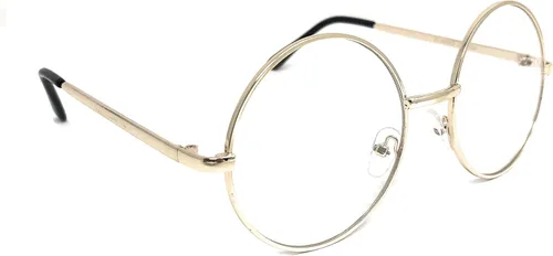 Vista 3 de Gafas de sol redondas retro o gafas transparentes unisex estilo hippie