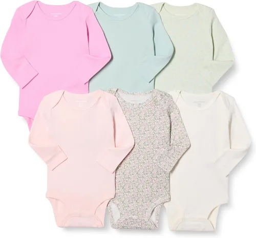 Vista 13 de Amazon Essentials Body unisex de manga larga para bebés, paquete de 6