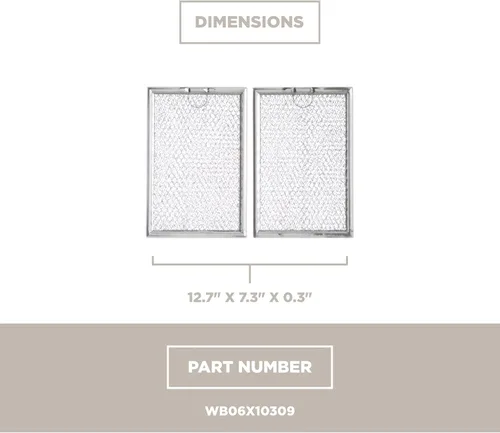 Vista 5 de GE Appliances WB06X10309 - Filtro de grasa para microondas