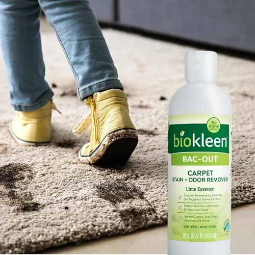 Vista 5 de Biokleen Bac-Out - Removedor enzimático de manchas y olores para alfombras, elimina manchas y olores causados por la suciedad, accidentes