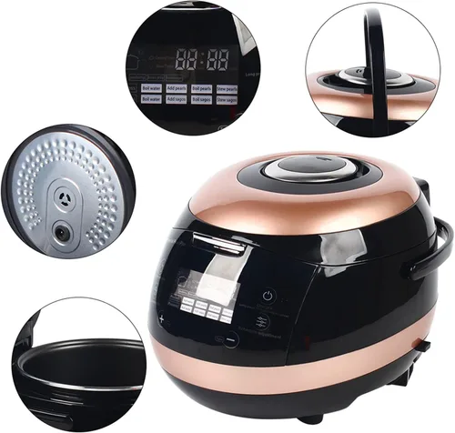Vista 4 de LOYALHEARTDY 5L 860W Totalmente Automático Tapioca Perlas Bola Cocina Profesional Boba Máquina Panel de Control Inteligente Perla Tapioca Cocina