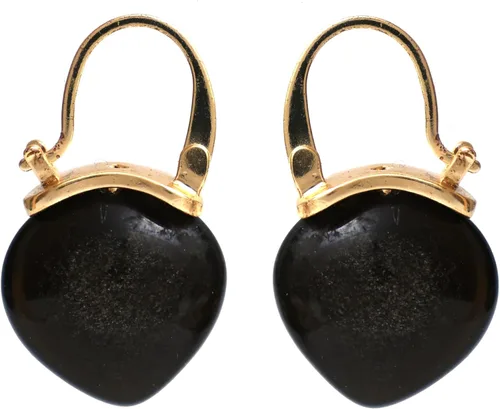 Vista 14 de Gempires Aretes Colgantes de Gemas Hechos a Mano, Aretes de Cristal Minimalistas y Simples, Joyería Hipoalergénica, Chapados en Oro, Diseño Clásico