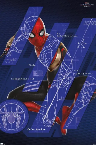 Vista 12 de Trends International Marvel Spider-Man: No Way Home - Póster de pared de bares, 14.725 x 22.375 pulgadas, versión enmarcada de madera de granero