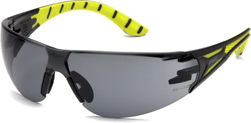 Vista 11 de Pyramex Endeavor Plus Safety Glass Black/Gray Frame With Foam Padding Clear H2MAX Anti-fog Lens