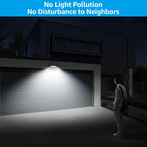 Vista 3 de LEONLITE Paquete de pared LED de corte completo, 45 W 5625 LM, luz LED regulable con certificación UL, 120-277 V IP65, iluminación de pared