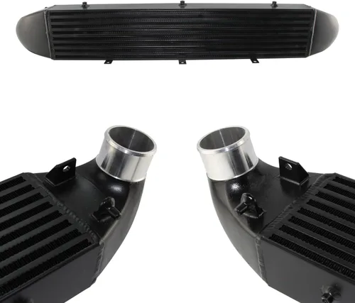 Vista 4 de Intercooler de montaje frontal de ajuste de alto rendimiento para Ford Fiesta ST 2014-2019 Negro