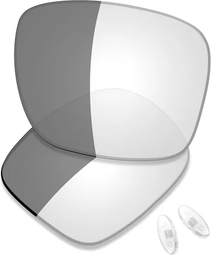 Vista 24 de SAUCER Premium Replacement Lenses & Nosepads for Oakley Holbrook Ti OO6048 UV400 Protection, Anti-Scratch, Precise Fit