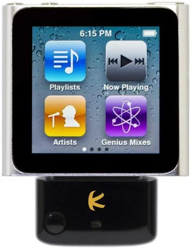 Vista 4 de i10 (Negro): divisor de transmisor estéreo Bluetooth, compatible con Apple iPod/iPhone/iPad. Funciona bien con 2 juegos de AirPods de Apple.