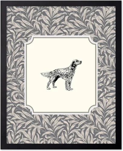 Vista 81 de Poster Master Póster Vintage de Cocker Spaniel Inglés - Impronta Retro de Perro - Arte Floral - Arte de Cachorros - Arte para Amantes de Animales